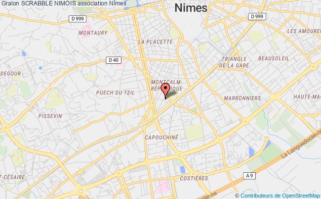 plan association Scrabble Nimois Nîmes