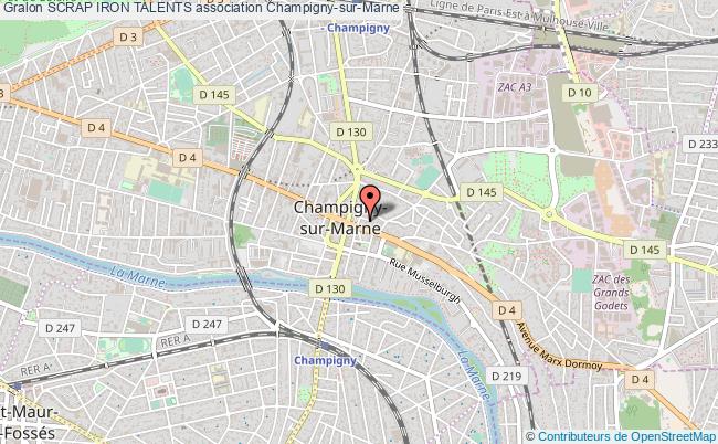 plan association Scrap Iron Talents Champigny-sur-Marne