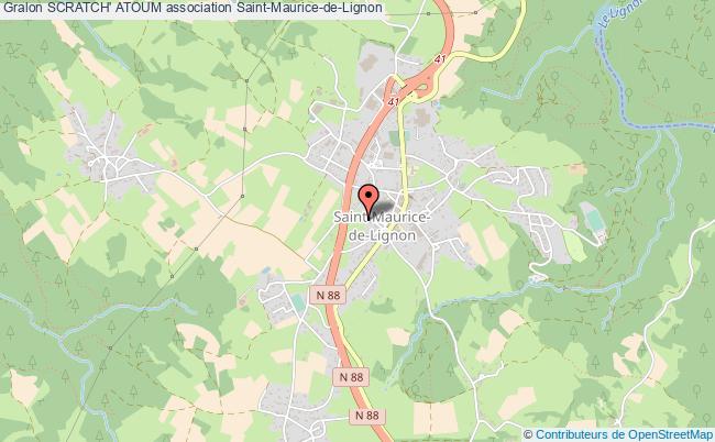 plan association Scratch' Atoum Saint-Maurice-de-Lignon
