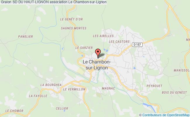 plan association Sd Du Haut-lignon Chambon-sur-Lignon