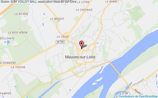 plan association Sdm Volley Ball Mauves-sur-Loire