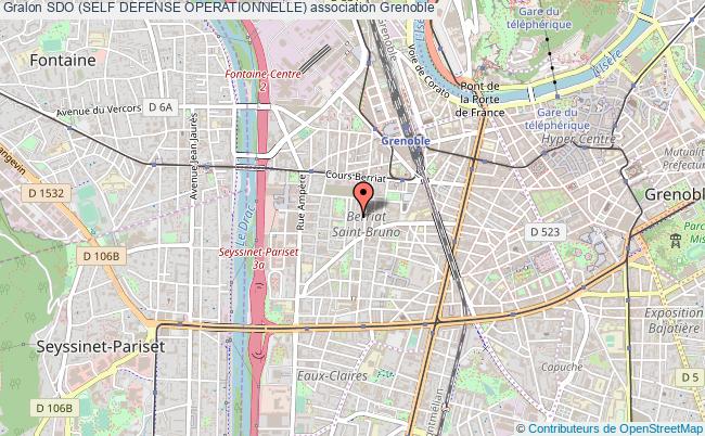plan association Sdo (self Defense Operationnelle) Grenoble
