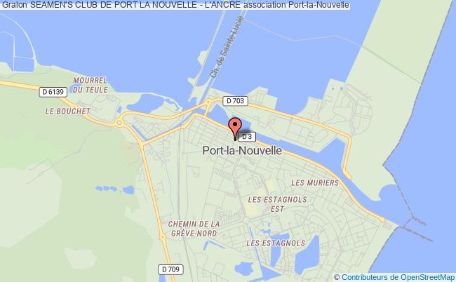 plan association Seamen's Club De Port La Nouvelle - L'ancre Port-la-Nouvelle