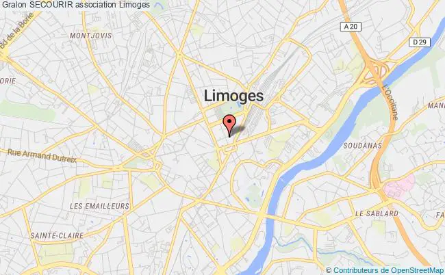 plan association Secourir Limoges
