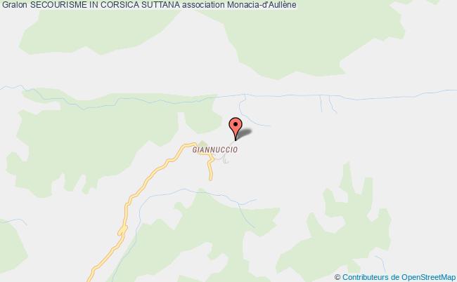 plan association Secourisme In Corsica Suttana Monacia-d'Aullène