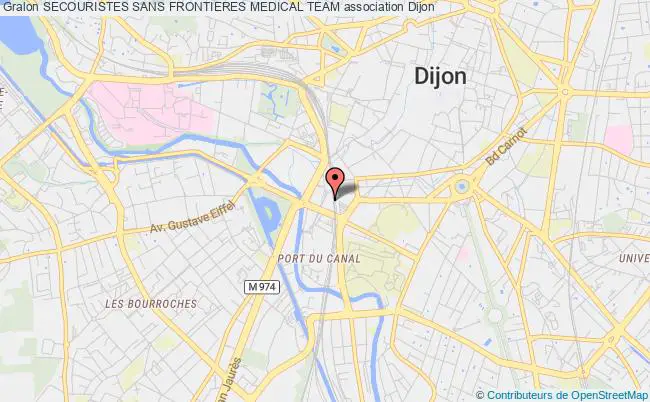 plan association Secouristes Sans Frontieres Medical Team Dijon