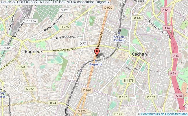 plan association Secours Adventiste De Bagneux Bagneux