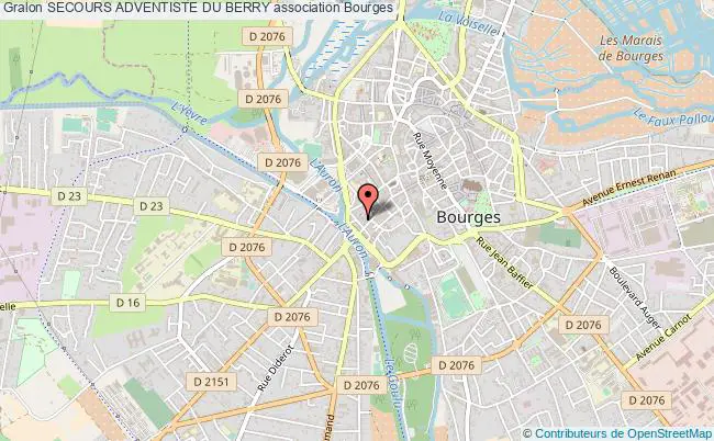 plan association Secours Adventiste Du Berry Bourges