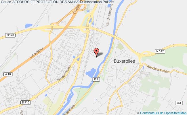 plan association Secours Et Protection Des Animaux Poitiers