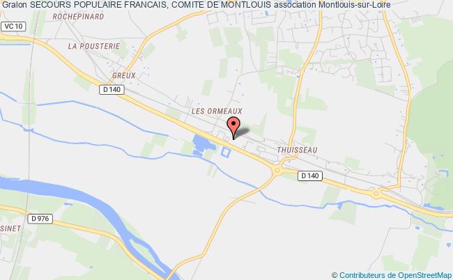plan association Secours Populaire Francais, Comite De Montlouis Montlouis-sur-Loire