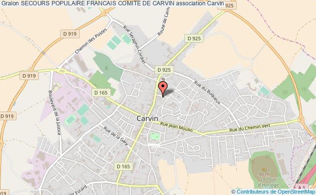 plan association Secours Populaire Francais Comite De Carvin Carvin