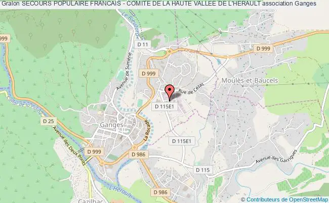 SECOURS POPULAIRE FRANCAIS - COMITE DE LA HAUTE VALLEE DE L'HERAULT