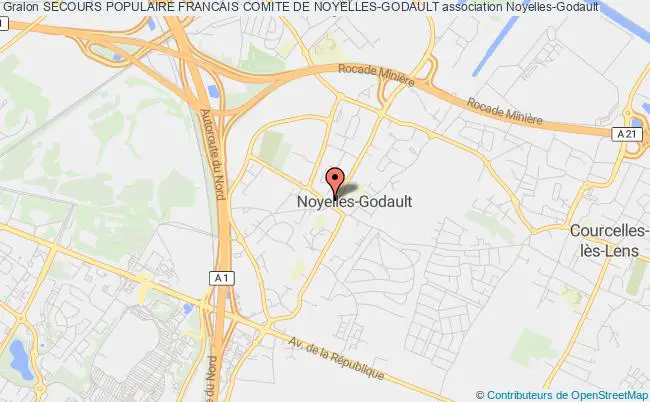 plan association Secours Populaire Francais Comite De Noyelles-godault Noyelles-Godault