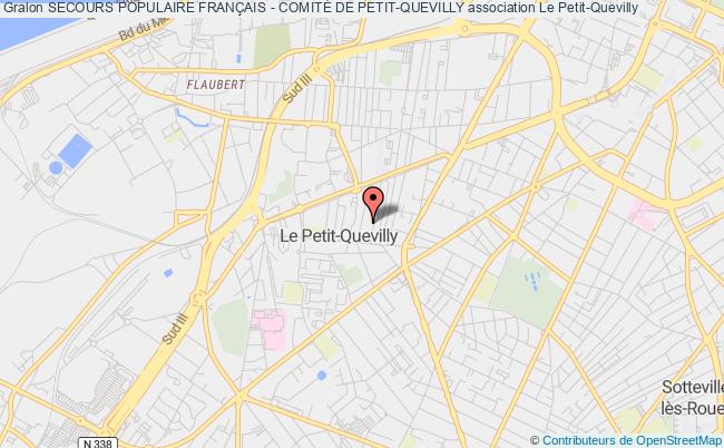 plan association Secours Populaire FranÇais - ComitÉ De Petit-quevilly Le Petit-Quevilly