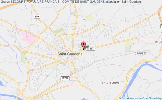 SECOURS POPULAIRE FRANCAIS - COMITE DE SAINT-GAUDENS