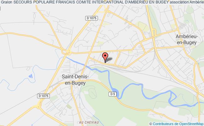 SECOURS POPULAIRE FRANCAIS COMITE INTERCANTONAL D'AMBERIEU EN BUGEY