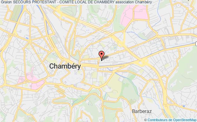 plan association Secours Protestant - ComitÉ Local De ChambÉry Chambéry