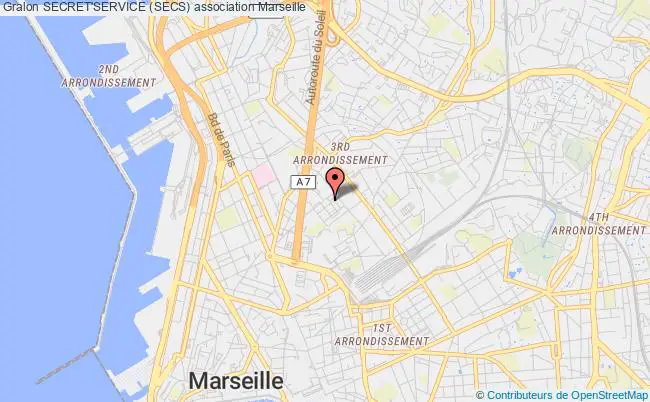 plan association Secret'service (secs) Marseille 3