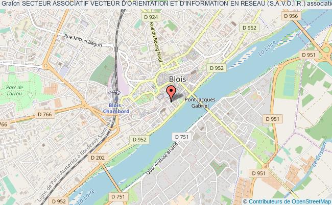 plan association Secteur Associatif Vecteur D'orientation Et D'information En Reseau (s.a.v.o.i.r.) Blois