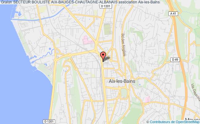 SECTEUR BOULISTE AIX-BAUGES-CHAUTAGNE-ALBANAIS