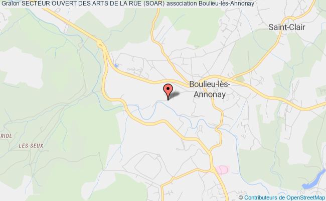 plan association Secteur Ouvert Des Arts De La Rue (soar) Boulieu-lès-Annonay