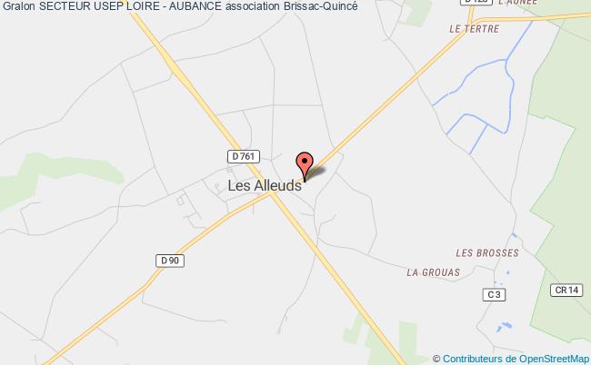 plan association Secteur Usep Loire - Aubance Brissac-Quincé