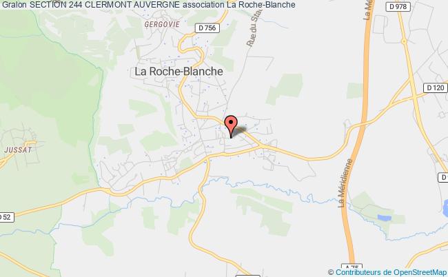 plan association Section 244 Clermont Auvergne Roche-Blanche