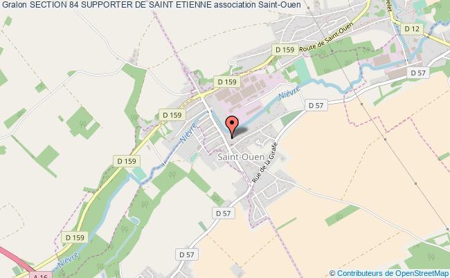 plan association Section 84 Supporter De Saint Etienne Saint-Ouen