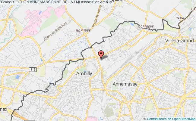 plan association Section Annemassienne De La Tmi Ambilly