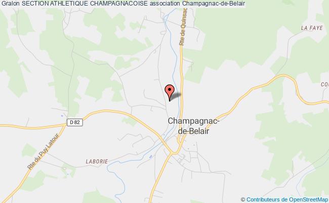 plan association Section Athletique Champagnacoise Champagnac-de-Belair