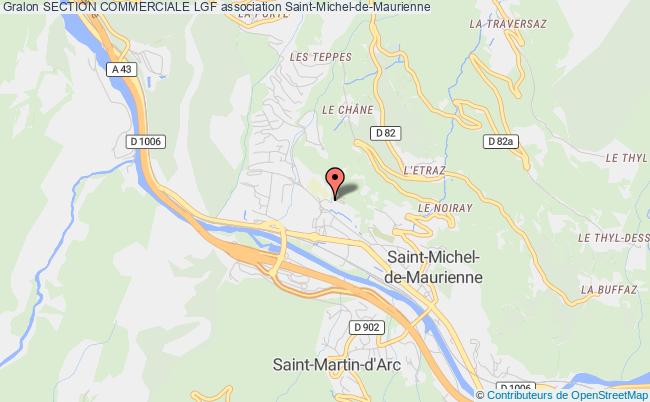 plan association Section Commerciale Lgf Saint-Michel-de-Maurienne