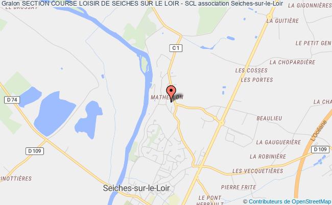 plan association Section Course Loisir De Seiches Sur Le Loir - Scl Seiches-sur-le-Loir