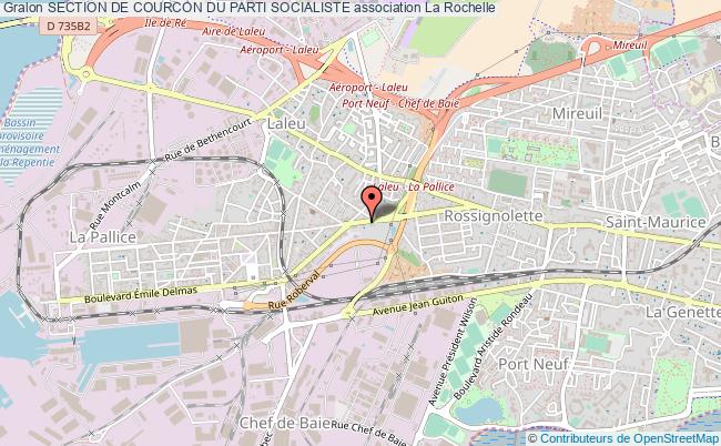 plan association Section De Courcon Du Parti Socialiste La    Rochelle