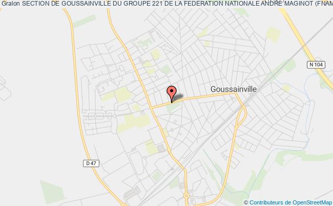 plan association Section De Goussainville Du Groupe 221 De La Federation Nationale Andre Maginot (fnam) Goussainville