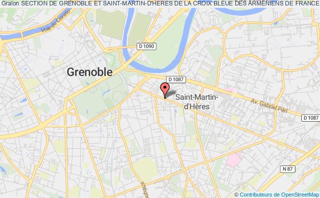 SECTION DE GRENOBLE ET SAINT-MARTIN-D'HERES DE LA CROIX BLEUE DES ARMENIENS DE FRANCE (21 ETR)