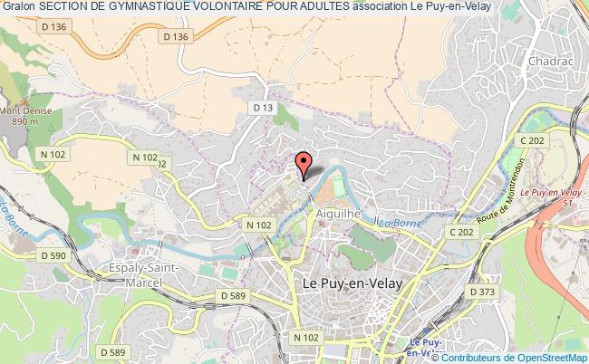 plan association Section De Gymnastique Volontaire Pour Adultes Le    Puy-en-Velay