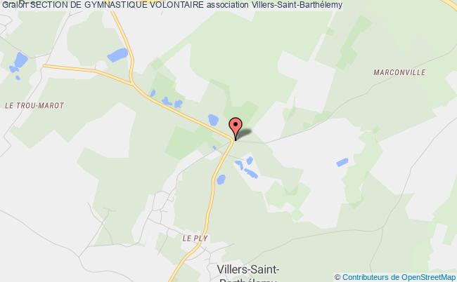 plan association Section De Gymnastique Volontaire Villers-Saint-Barthélemy