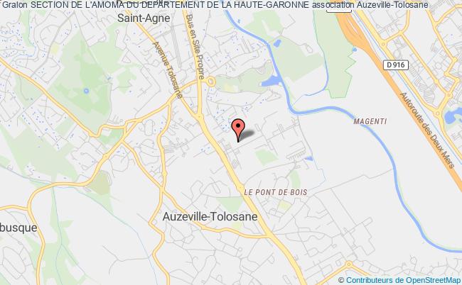 plan association Section De L'amoma Du Departement De La Haute-garonne Auzeville-Tolosane