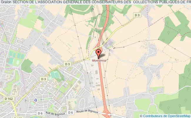 plan association Section De L'association Generale Des Conservateurs Des  Collections Publiques De France Pour La Region De Poitou-charentes Poitiers