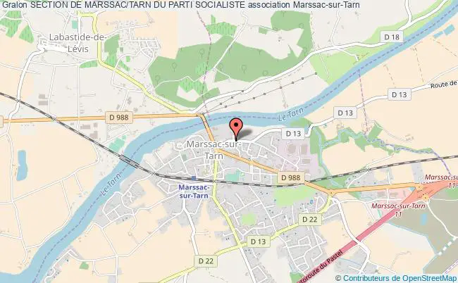 plan association Section De Marssac/tarn Du Parti Socialiste Marssac-sur-Tarn