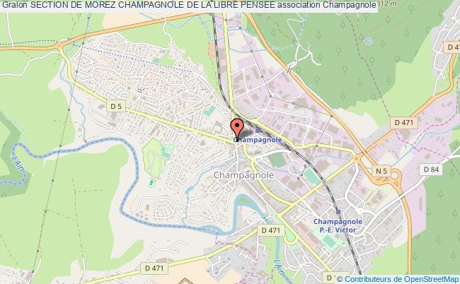 plan association Section De Morez Champagnole De La Libre Pensee Champagnole