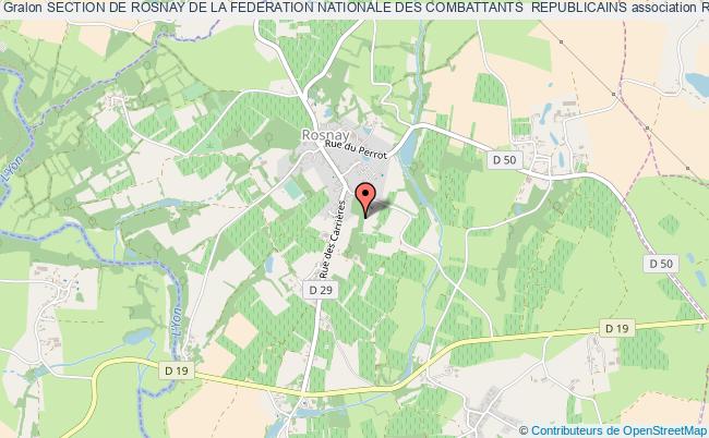 SECTION DE ROSNAY DE LA FEDERATION NATIONALE DES COMBATTANTS  REPUBLICAINS