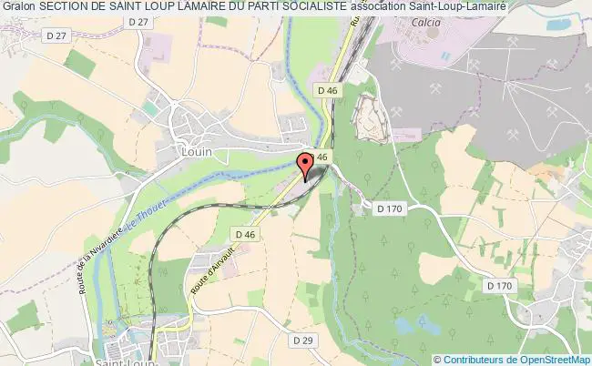 plan association Section De Saint Loup Lamaire Du Parti Socialiste Saint-Loup-Lamairé