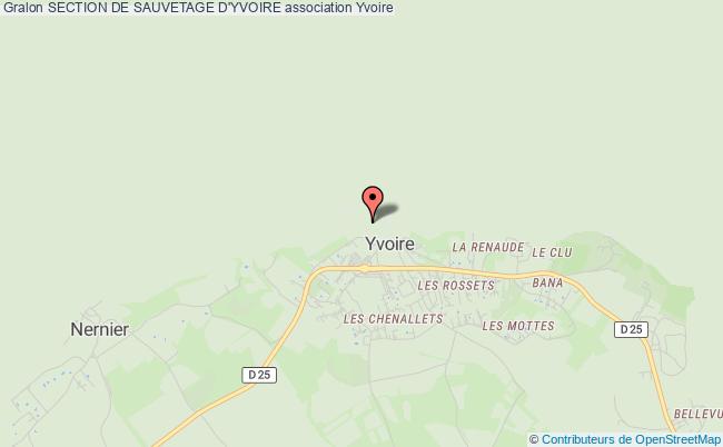 plan association Section De Sauvetage D'yvoire Yvoire