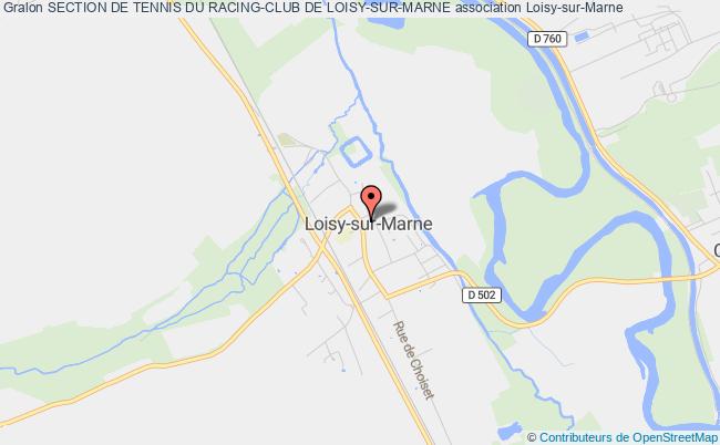 plan association Section De Tennis Du Racing-club De Loisy-sur-marne Loisy-sur-Marne