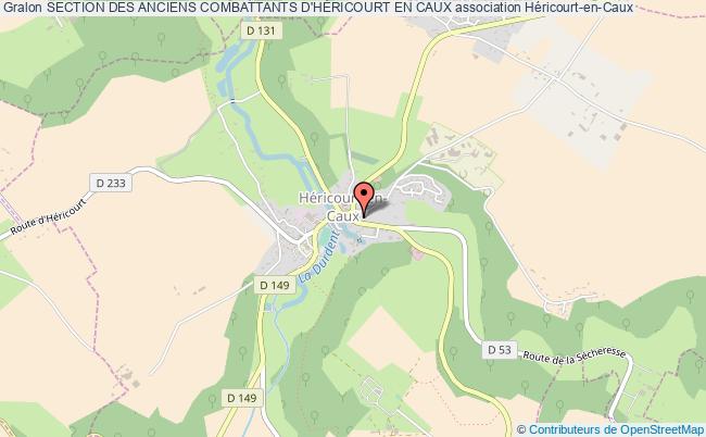 plan association Section Des Anciens Combattants D'hÉricourt En Caux Héricourt-en-Caux