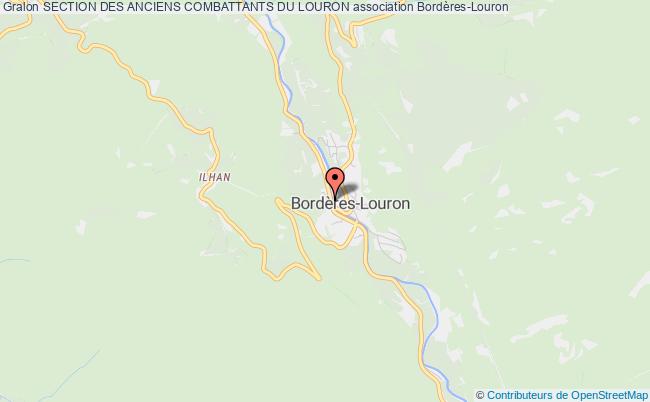 plan association Section Des Anciens Combattants Du Louron Bordères-Louron