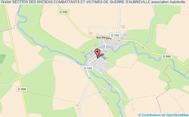 plan association Section Des Anciens Combattants Et Victimes De Guerre D'aubreville Aubréville