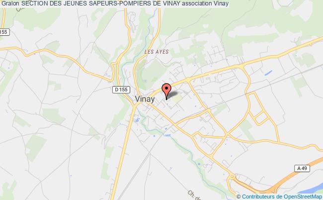 plan association Section Des Jeunes Sapeurs-pompiers De Vinay Vinay