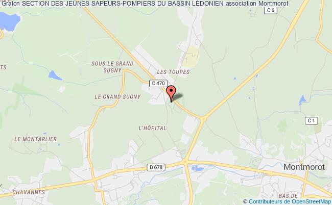 plan association Section Des Jeunes Sapeurs-pompiers Du Bassin LÉdonien Montmorot